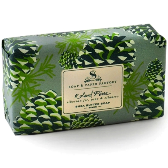 Soap & Paper Factory Roland Pine Shea Butter Soap - Picture 1 of 10